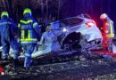 Nö: Aufgerissene Autos und zwei Verletzte nach Seitenkollision bei Gerotten in Zwettl