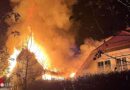 D: Wirtschaftsobjekt nur wenige Meter von Wohnhaus entfernt in Salem in Vollbrand