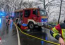 D: Fünf Verletzte und aufwendige Rettungsaktion nach schwerem Autounfall bei Overath