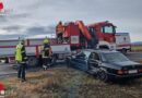 Nö: Zusammenstoß von zwei Pkw auf der B34 bei Feuersbrunn