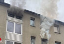 D: Küchenbrand in Oberhausen → Rauchaustritt aus 2. und 3. OG
