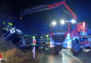 Nö: 6 Fahrzeuge zu bergen → Feuerwehren St. Valentin und Haag zu aufwendigem Unfall auf der A1 ausgerückt