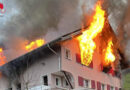 Schweiz: Größeres Feuer zerstört Mehrfamilienhaus in Brunnen → vier Personen im Krankenhaus