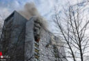 D: Zwei Tote (87) bei Wohnungsfeuer im 11. Stock in Hochhaus in Dresden