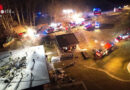 Bgld: Gebäudebrand mit verletzter Person in Neustift bei Güssing