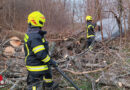 Nö: Böschungsbrand in Wullersdorf
