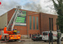 D: Feuer in Sportanlage in Essen → Drohne als Erkundungsmittel