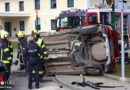 Oö: Kreuzungsunfall zwischen zwei Pkw in Roitham am Traunfall fordert eine verletzte Person