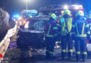 Oö: 41-Jähriger stirbt bei Auffahrkollision zwischen Pkw und Lastwagen-Anhänger auf der A 1