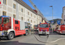 Stmk: Feuer am Balkon einer Wohnhausanlage in Leoben
