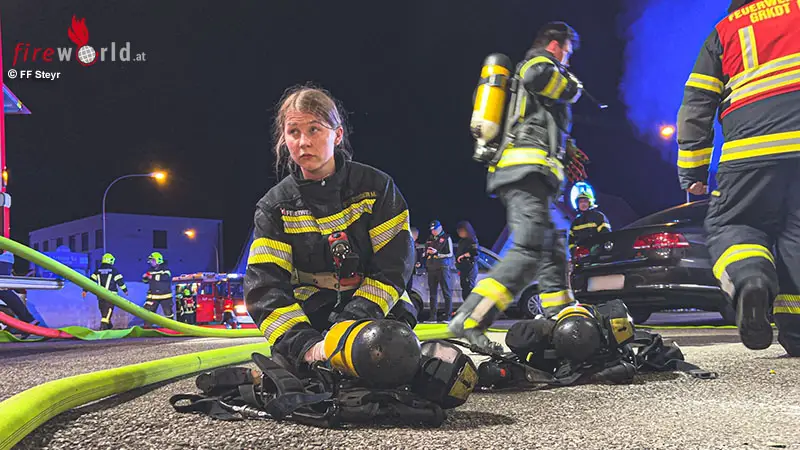O Kellerbrand In Mehrparteienhaus Im Stadtteil Fischhub In Steyr 