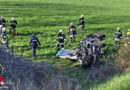 Nö: Pkw schleudert von B 36 durch die Luft über Böschung → Lenker ums Leben gekommen