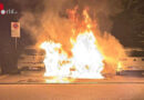 Schweiz: Brand von vier Autos in Füllinsdorf