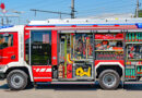 Oö: Neues Großlöschfahrzeug mit Bergeausrüstung (GLF-B) der Feuerwehr Neumarkt / Hausruckkreis mit fest verbautem Brand-Frühwarnsystem