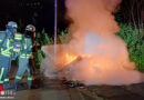D: Brennender Restmüllcontainer in Wetter / Ruhr