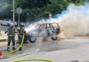 D: Jeep brennt in Wetter / Ruhr in voller Ausdehnung