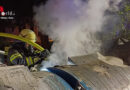 D: Feuerwehr rückte bisher aus → erneuter Containerbrand in der Nacht ärgert Feuerwehrleute