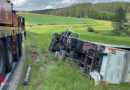 Nö: Lkw-Unfall bei Rappottenstein → umgestürzten Laster mit Seilwinde aufgerichtet