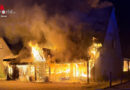 D: Leerstehendes Wohngebäude in Zeven lichterloh in Flammen