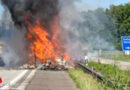 D: Wohnmobil auf BAB 3 zwischen Limburg und Diez in Vollbrand