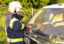 D: Unfalleinsatzübung bei der Feuerwehr in Litzelsdorf