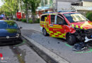 Bayern: Kindernotarzteinsatzfahrzeug der Feuerwehr München in Unfall verwickelt