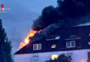 D: Ausgedehnter Wohnungsbrand in Essen greift auf Dachstuhl über → eine Person verstorben
