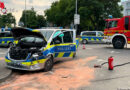 D: Unfall mit Polizeifahrzeug