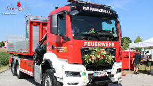 Bgld: Wechselladerfahrzeug mit Kran in Heiligenkreuz in den Dienst gestellt