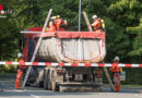 D: Aluminiumschlacke auf Lkw sorgt für Ammoniakgas-Austritt in Essen