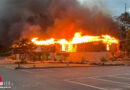 Schweiz: Feuer vernichtet Gebäude des Golfclubs Golf de Lavaux in Puidoux