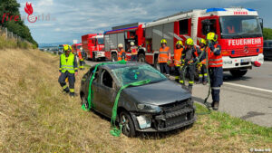 N: Zwei Verkehrsunflle auf der A1 bei Loosdorf