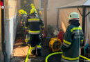 Nö: Verpuffung in einem Wohnhaus – vier Feuerwehren im Einsatz