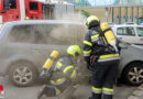 Stmk: Brandausbruch an geparktem Pkw in Knittelfeld