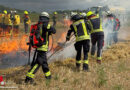D: Übungsdienst zur Vegetationsbrandbekämpfung bei Mönchengladbach