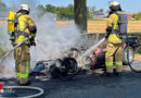 D: Hoher Sachschaden nach Motorbrand an historischem Sportwagen