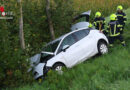 Oö: Auto bei Sipbachzell gegen Baumgruppe gekracht