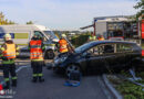 Oö: Eingeschlossene Person nach Kreuzungsunfall mit Kleintransporter und Pkw in Wels