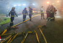 Oö: Einsatzübung Tiefgaragenbrand in Bad Goisern