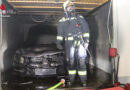 Nö: Autobrand in Garage in Wiener Neustadt