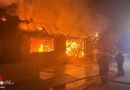 Bgld: Großbrand in St. Michael → Garage und Dachstuhl in Flammen – Ehepaar gerettet