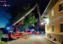 Oö: Branddienstübung in Bauerhof-Außenstelle des Institutes Hartheim in Alkoven
