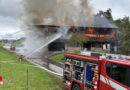 Schweiz: Brand zerstört Ökonomiegebäude in Roggwil