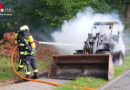 D: Brand eines kleinen Radladers in Schermbeck