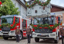 Oö: FF St. Georgen segnet neues Tanklöschfahrzeug sowie neue Drehleiter