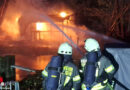 D: Vollbrand einer Gartenhütte in Drolshagen