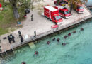 Oö: Feuerwehrtaucher suchen vermisste Person im Übungseinsatz in Nußdorf am Attersee