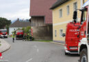 Oö: Auto gegen Gebäudeeck → vermeintlicher Brand in Micheldorf war Pkw-Unfall
