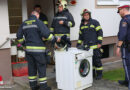 Oö: Brand einer Waschmaschine in Einfamilienhaus in Wels