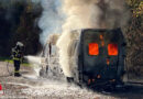 D: Wohnmobil in Espelkamp in Flammen aufgegangen